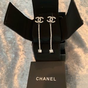 Chanel Metal/Strass Earrings